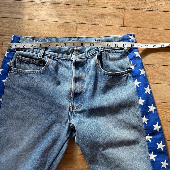 Vintage Blue Star Bellbottomed Levi’s W’s 6 - Picture 10 of 11